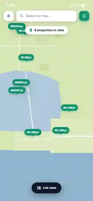 RentNest map view