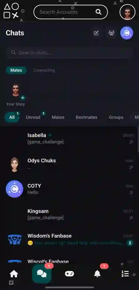Wiscot chat page